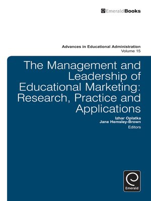 cover image of Advances in Educational Administration, Volume 15